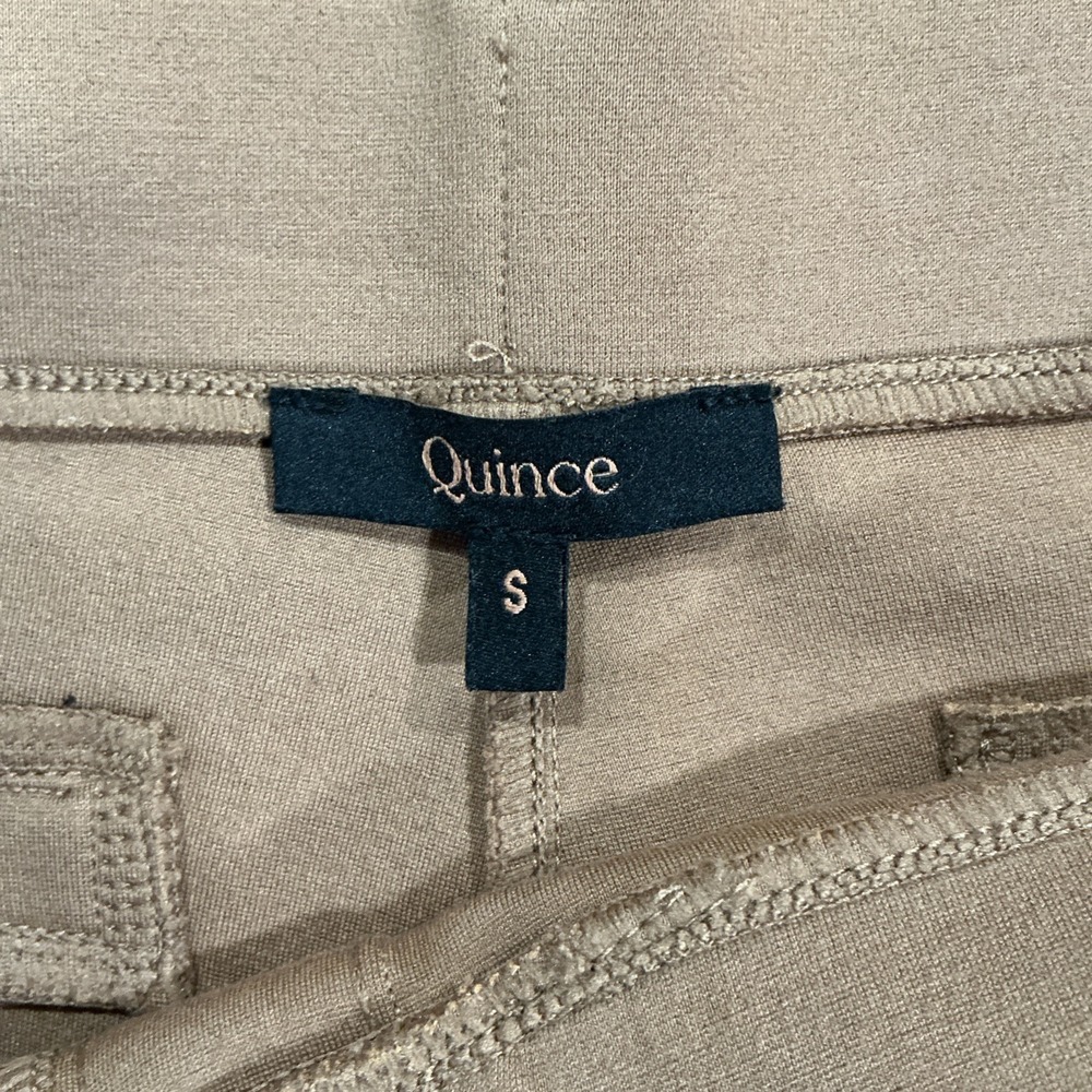 Quince Ultra Stretch Ponte Bootcut Pants, Roasted Pecan Brown, Size Small - Picture 6 of 11